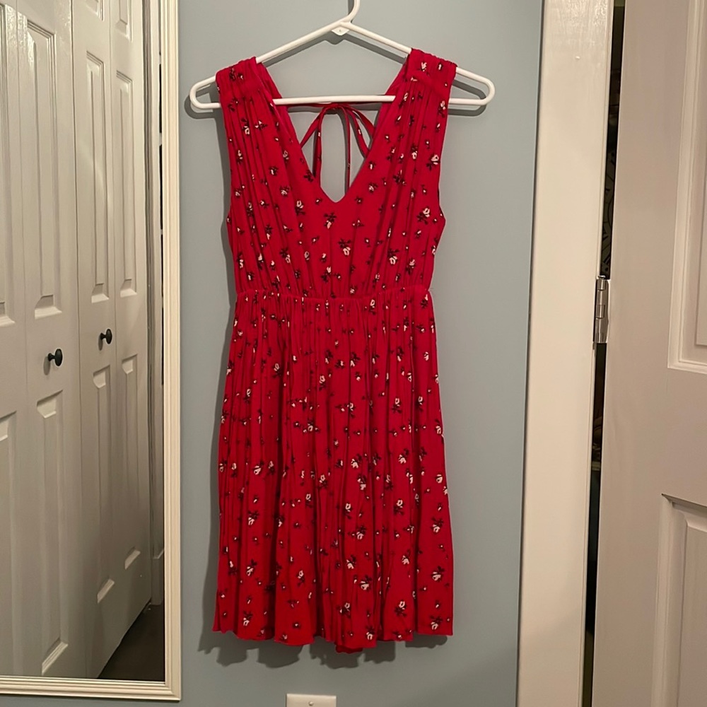 Madewell Size Small red floral dress